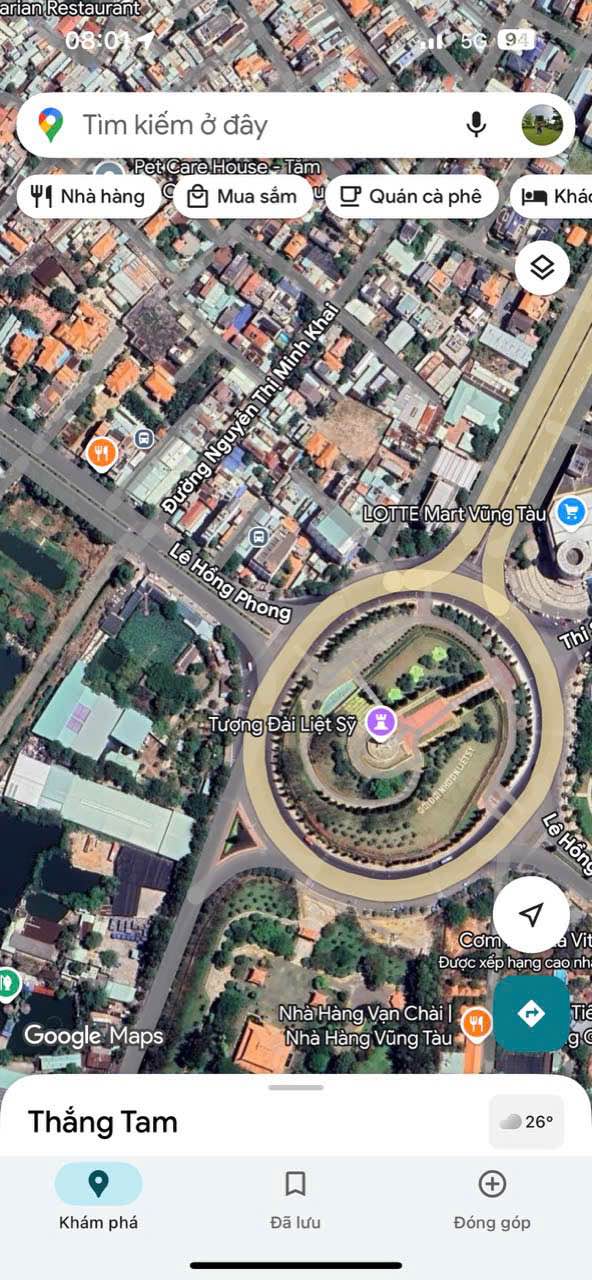 Đất nền Nguyễn Thị Minh Khai Vũng Tàu 120m² - 6.5 tỷ - Sổ đỏ chính chủ