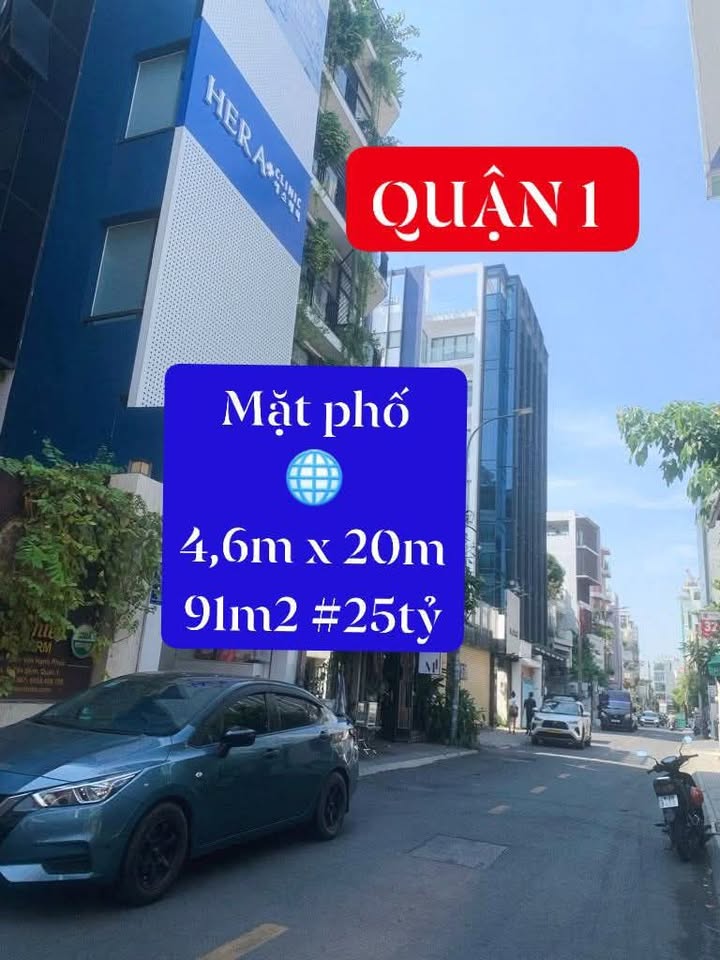 Nhà Mặt Tiền Tân Định Q1 - 91m², 8 Tầng - 25 Tỷ Đầu Tư Vàng