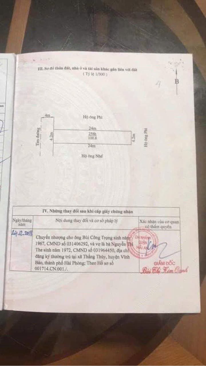 Nhà mặt phố Cát Linh Hải An 100m² giá 3 tỷ - Mặt tiền kinh doanh