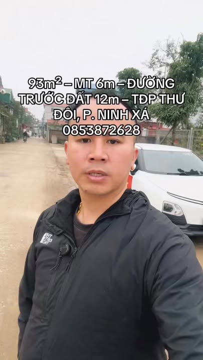 Đất nền 93m² Mặt tiền 12m - Kinh doanh/Đầu tư đắc địa Phường Ninh Xá