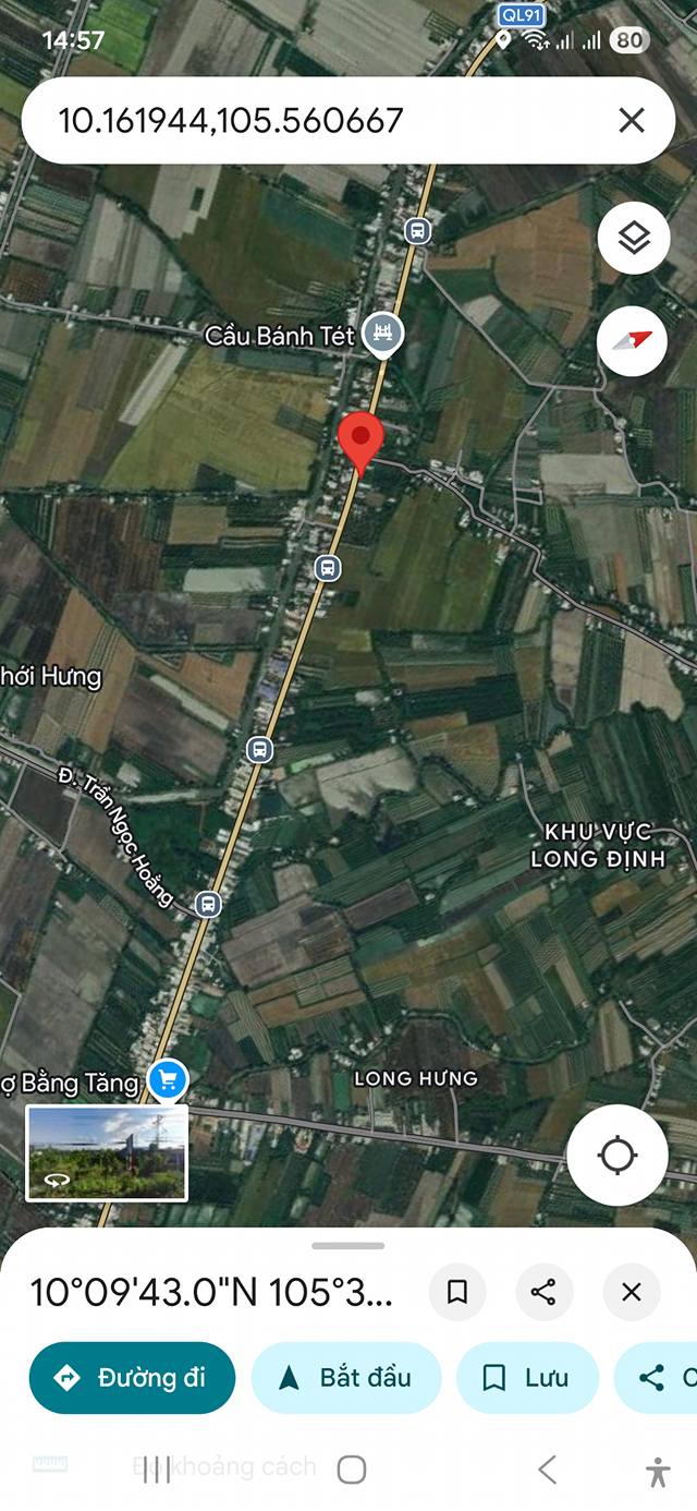 Đất nền Quốc lộ 91 Ô Môn 1050m² - Tiềm năng tăng giá vượt trội!