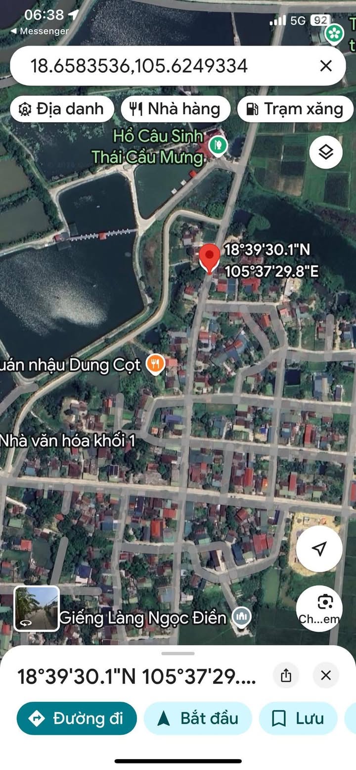 Đất nền Thị trấn Hưng Nguyên 100m² giá 2 tỷ - Sổ đỏ chính chủ