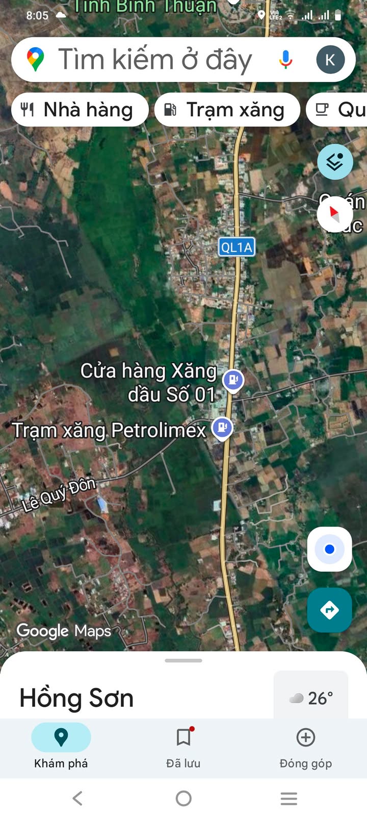 Đất nền Quốc lộ 1A, Hàm Thuận Bắc 800m² - Sổ đỏ chính chủ!