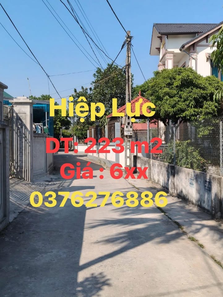 Bán Đất Ninh Giang, Hải Dương 223m² - Sổ Đỏ Chính Chủ, Giá Tốt