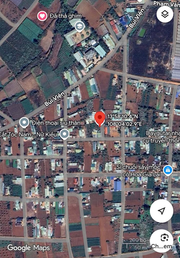 Đất nền Hẻm Bùi Viện, Pleiku - 135m² - Sổ đỏ sẵn sàng giao dịch