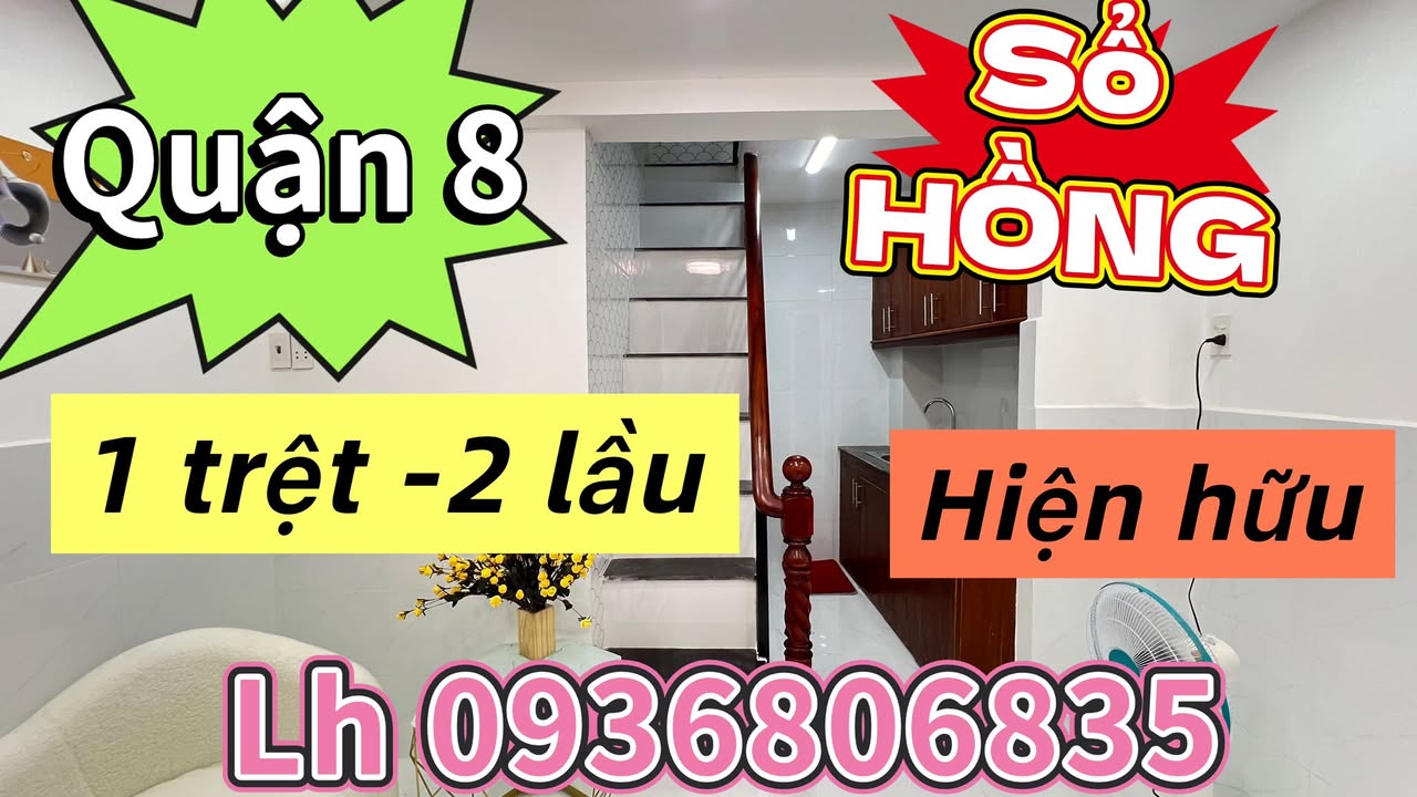 Bán nhà Quận 8 Âu Dương Lân 16m² 2.68 tỷ - Sẵn sàng ở ngay!