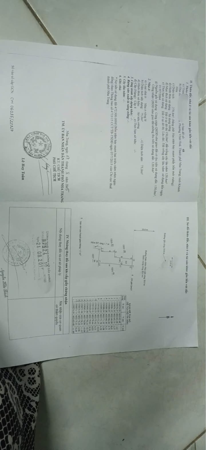 Đất nền Điện Biên Phủ Nha Trang 270m² - Sổ đỏ chính chủ, vị trí vàng kinh doanh!