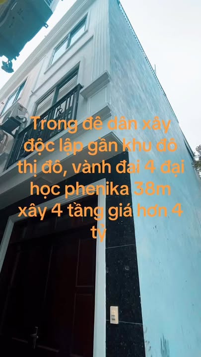 Bán nhà KĐT Đô Nghĩa 38m² giá 4 tỷ - Sẵn sàng ở ngay đón Tết!