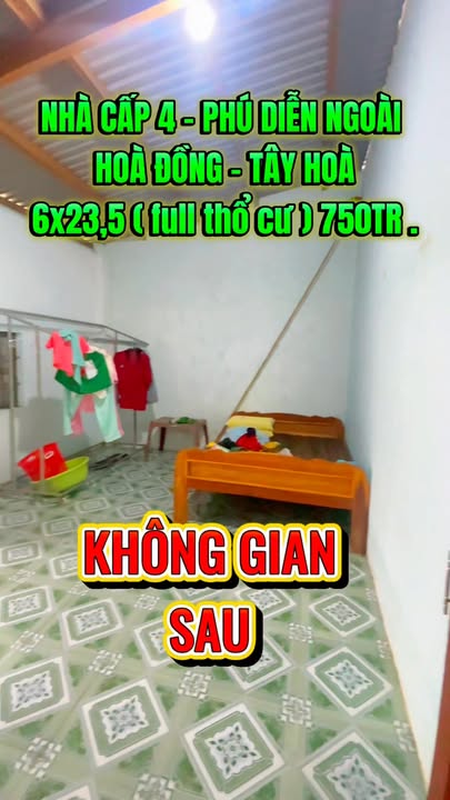 Nhà Cấp 4 Thôn Phú Diễn Ngoài 141m² - Sổ Hồng Sẵn, Giá Tốt!