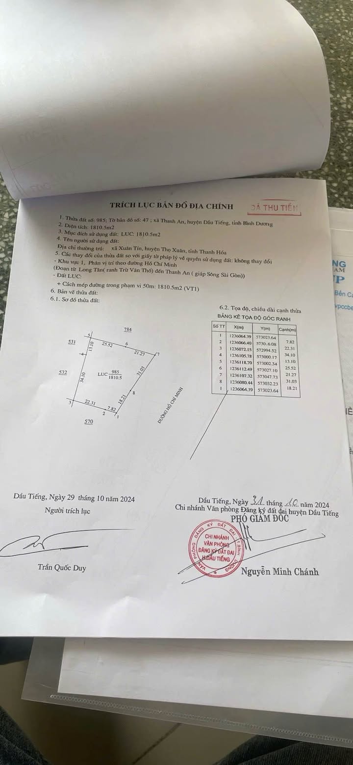 Bán đất mặt tiền đường Hồ Chí Minh TP. Thủ Đức 1800m² - Giá F0 đầu tư