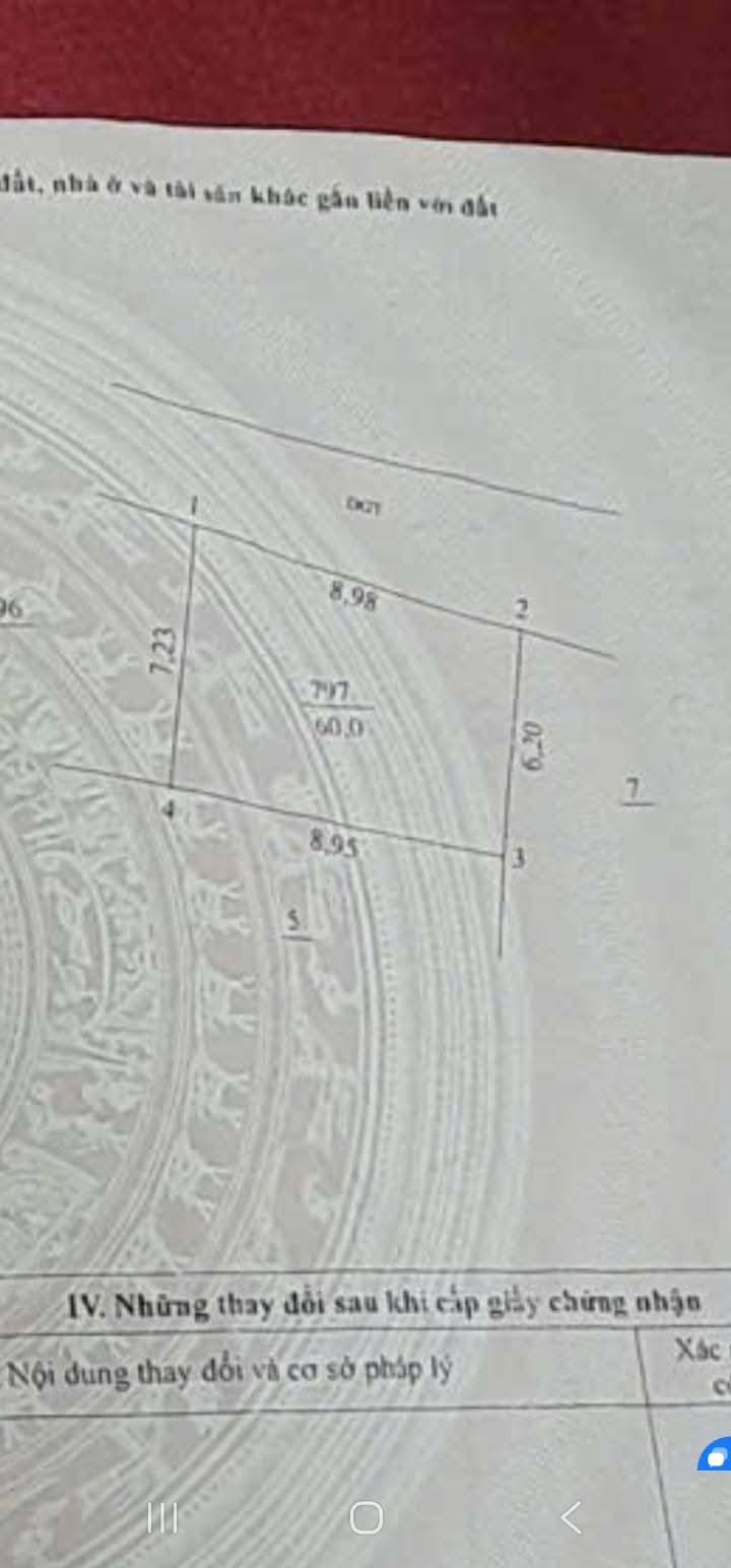 Đất nền 60m² La Thạch, Đan Phượng - Đường ô tô, sát hồ điều hòa - Giá 3 tỷ