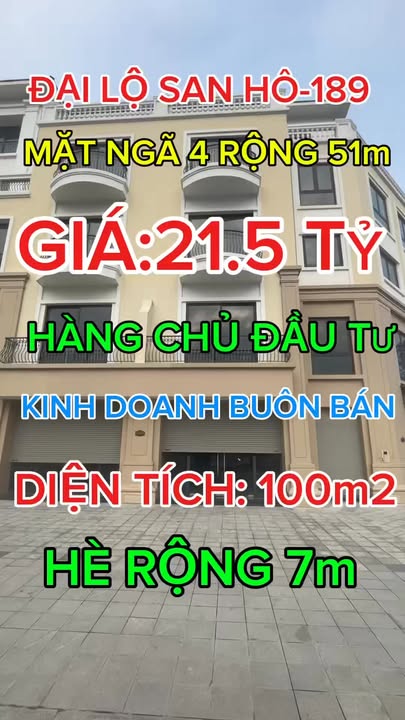 Shophouse Mặt Tiền Kinh Doanh 100m² Vinhomes Ocean Park 2 - Lô Áp Góc