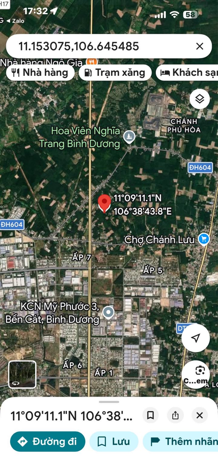 Đất nền Chánh Phú Hòa, Bến Cát 315m² - Sổ đỏ chính chủ!