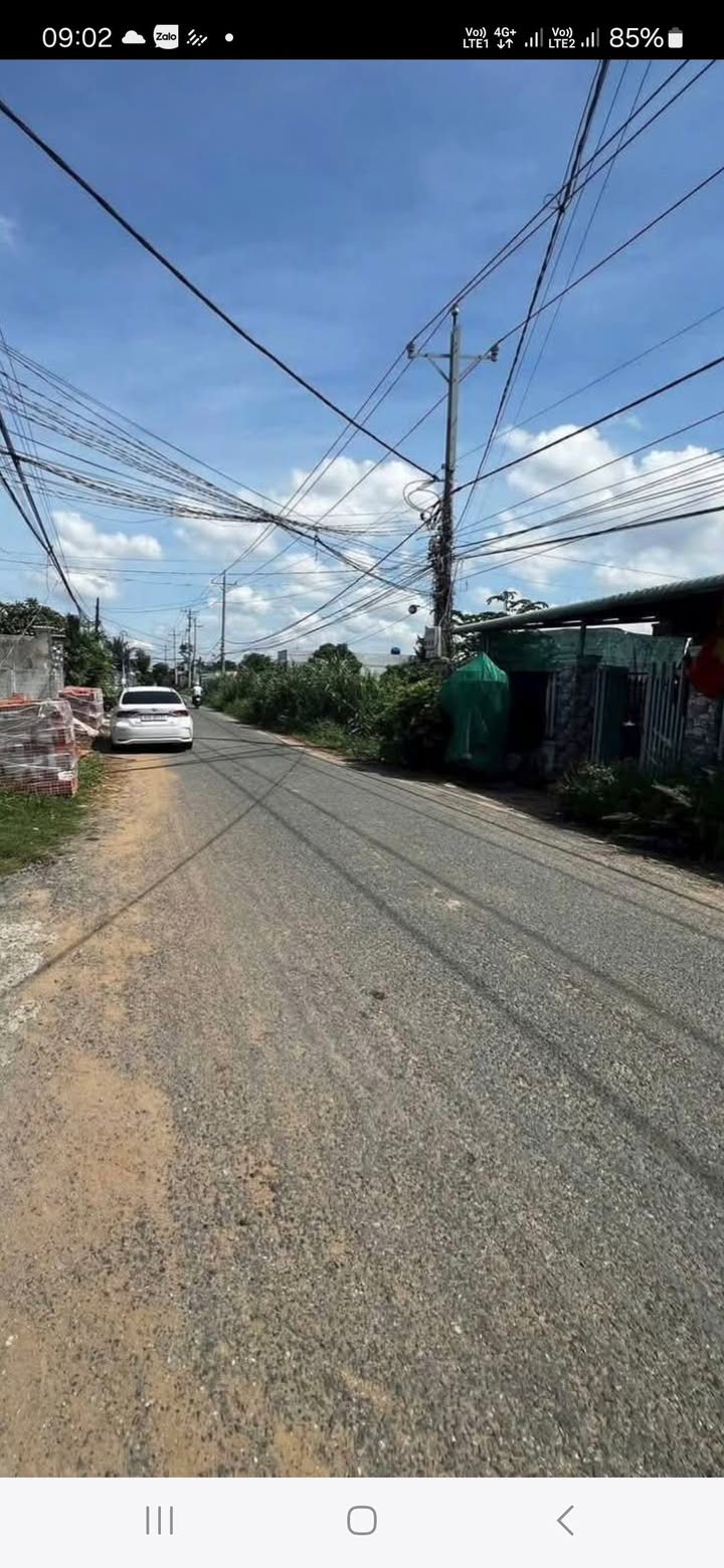 Bán đất thổ 808m² mặt tiền Nguyễn Văn Trưng, P7 Tân An - 8.2 tỷ