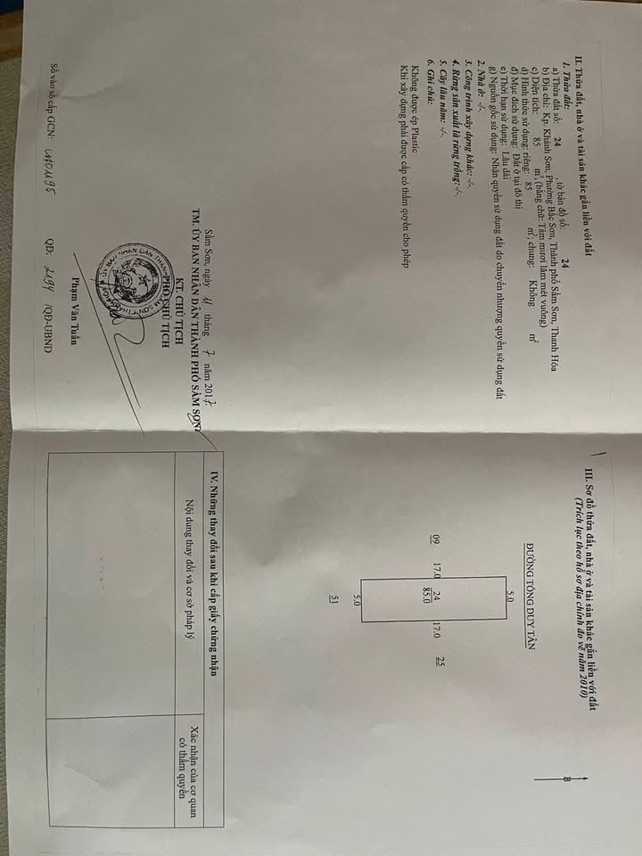 Nhà phố Tống Duy Tân Sầm Sơn 85m² - Mặt tiền kinh doanh đắc địa!