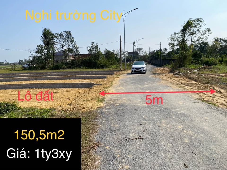 Đất nền Nghi Trường, Nghi Lộc 150.5m² - Pháp lý rõ ràng!
