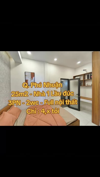 Nhà 4.95 Tỷ Phan Xích Long, Phú Nhuận - 25m², 3PN, Full Nội Thất