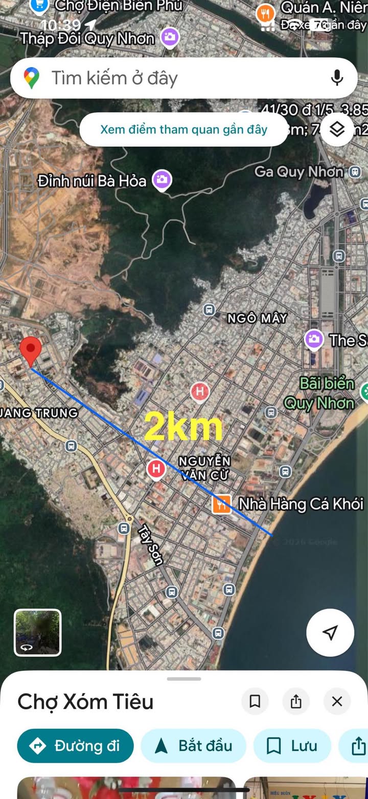 Nhà Mặt Tiền P. Quang Trung Quy Nhơn 40m² - Sổ Đỏ Chính Chủ, Gần Biển