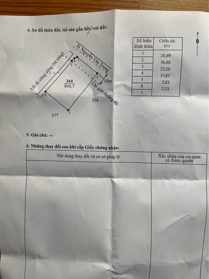 Đất thổ cư 808m² mặt tiền Nguyễn Văn Trưng, Tây Ninh - Giá tốt!