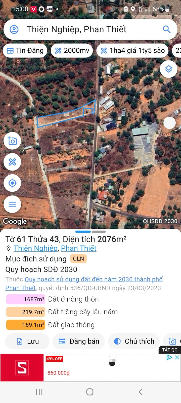 Đất nền 2300m² Đường 715 Bắc Bình - Giá tốt hiếm có, sổ đỏ sẵn!