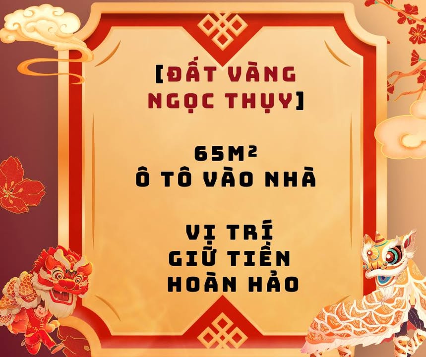 Đất Vàng Ngọc Thụy 65m² - Sát Hồ Điều Hòa, Tiềm Năng Sinh Lời Vượt Trội