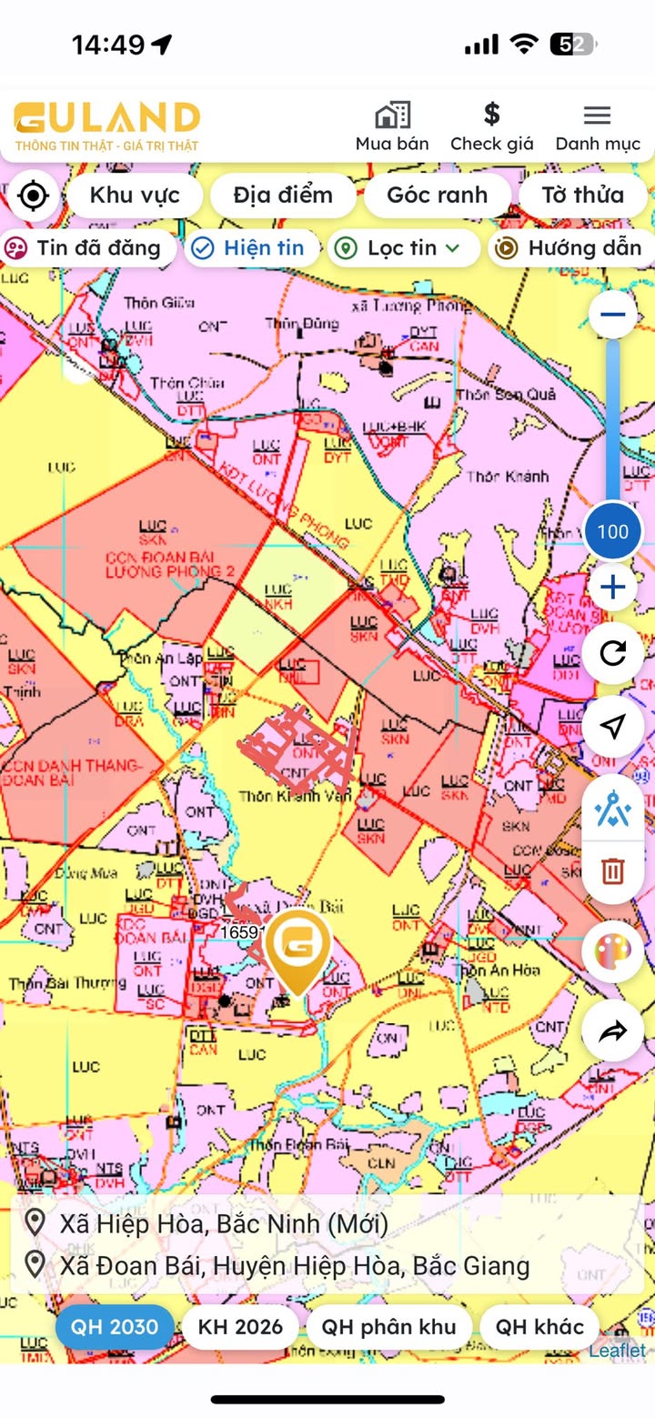 Đất nền Đoan Bái Hiệp Hòa 393m² giá 3 tỷ - Tiềm năng sinh lời cao!