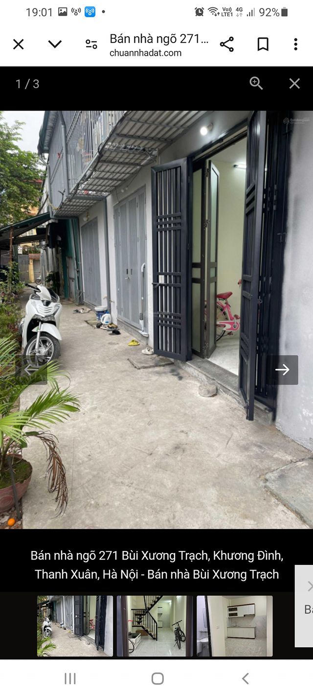 Nhà phố Bùi Xương Trạch 60m² giá 7 triệu - Chính chủ cho thuê!