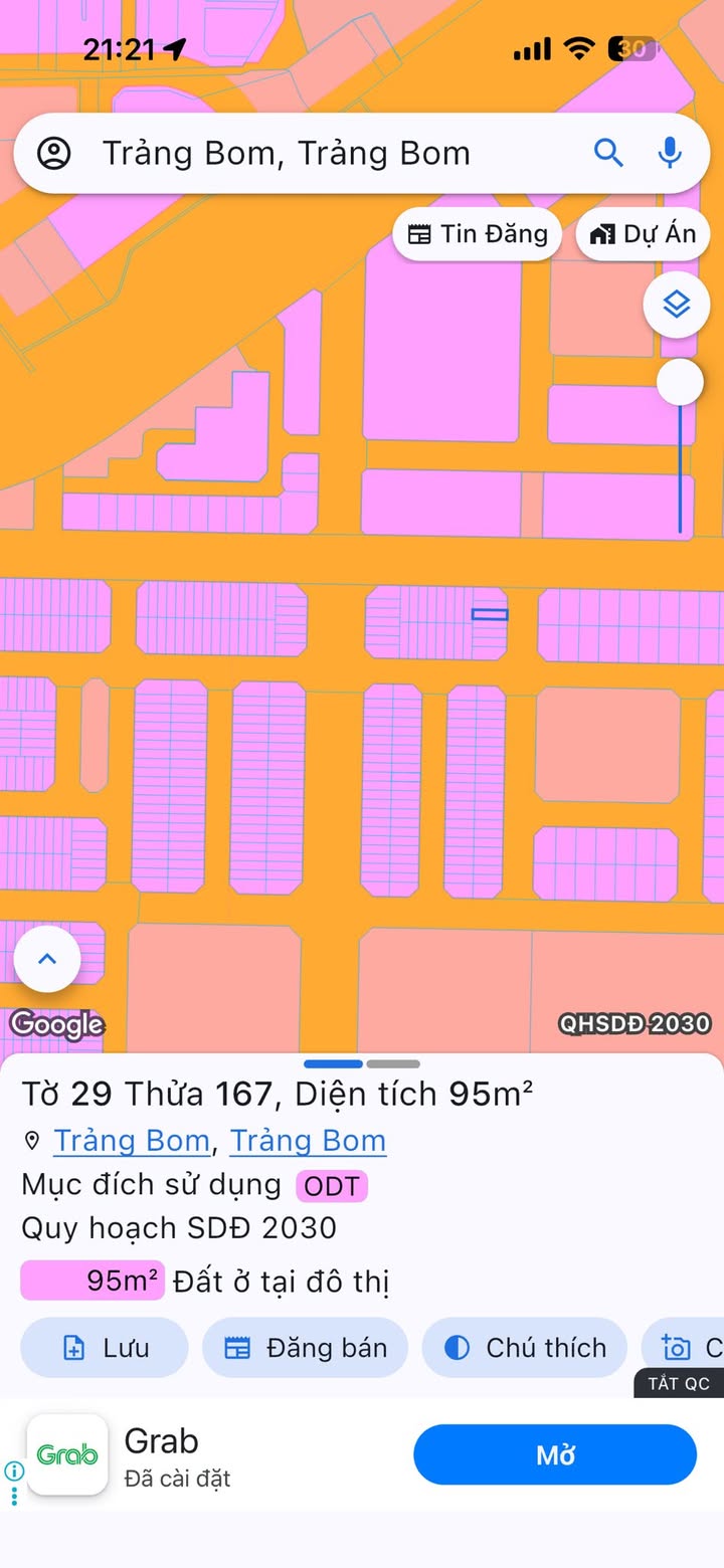 Đất nền Bàu Xéo - Trảng Bom 95m² Sổ đỏ sẵn - Hướng Đông giá 1 tỷ