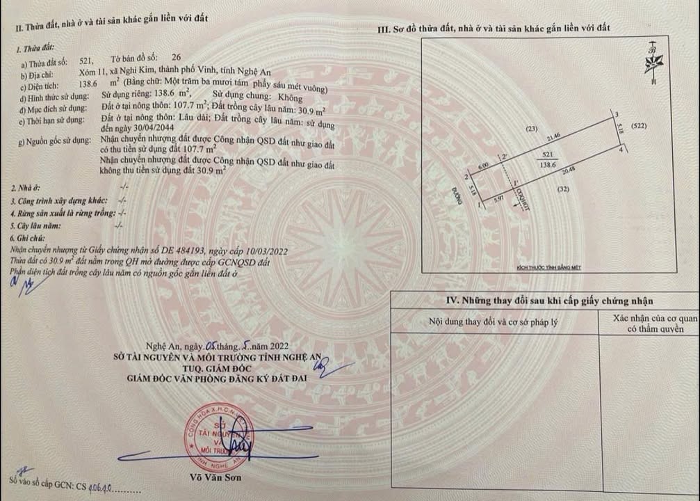 Bán đất mặt đường KD Nghi Kim, TP Vinh 138m² - Kinh doanh/Ở đều đẹp