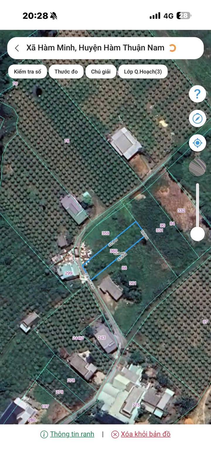 Đất nền Hàm Thuận Nam, Bình Thuận 430m² - Pháp lý rõ ràng!