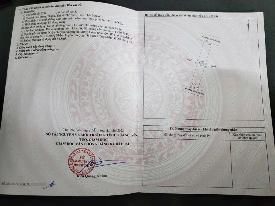 Đất Phổ Yên 157m² - Trục Chính Am Lâm, Sổ Thổ Cư Sẵn