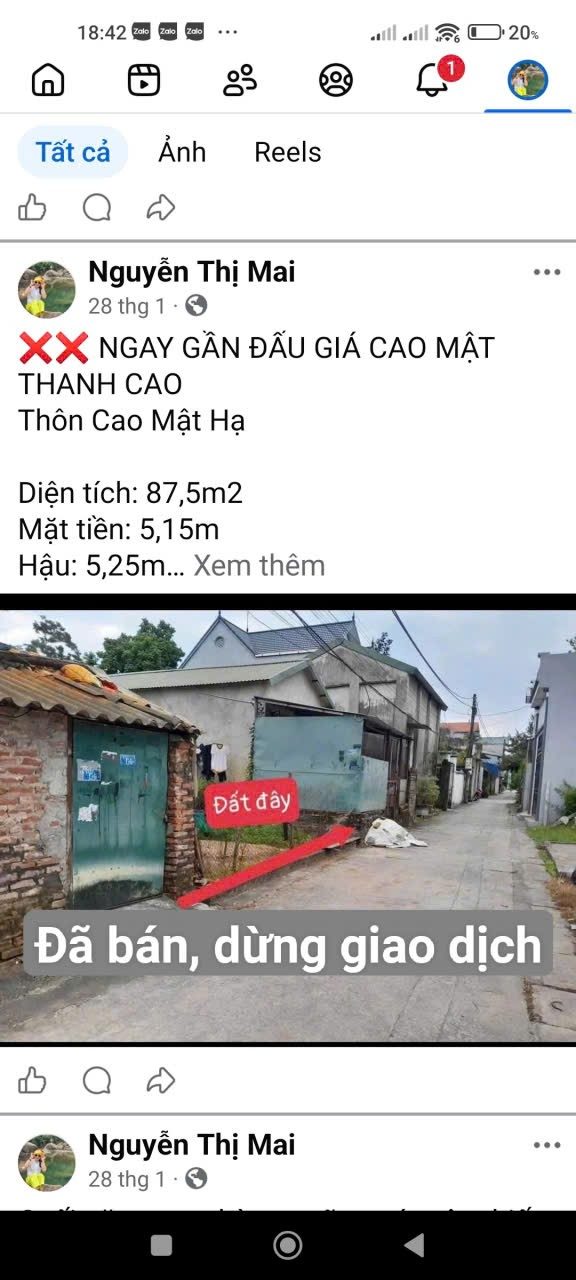 Đất nền Thanh Oai 87.5m² - Tiềm năng tăng giá vượt trội!