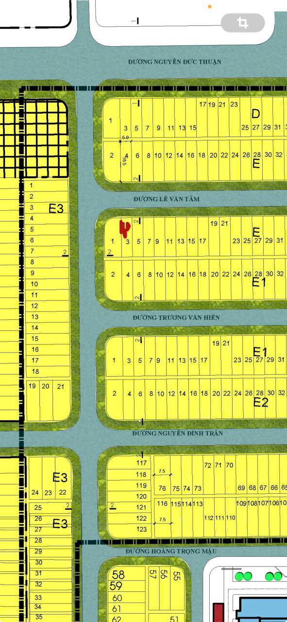 Bán Đất Góc Lê Văn Tâm, Cẩm Lệ, Đà Nẵng - 90m² - Sổ Đỏ - 7.4 Tỷ