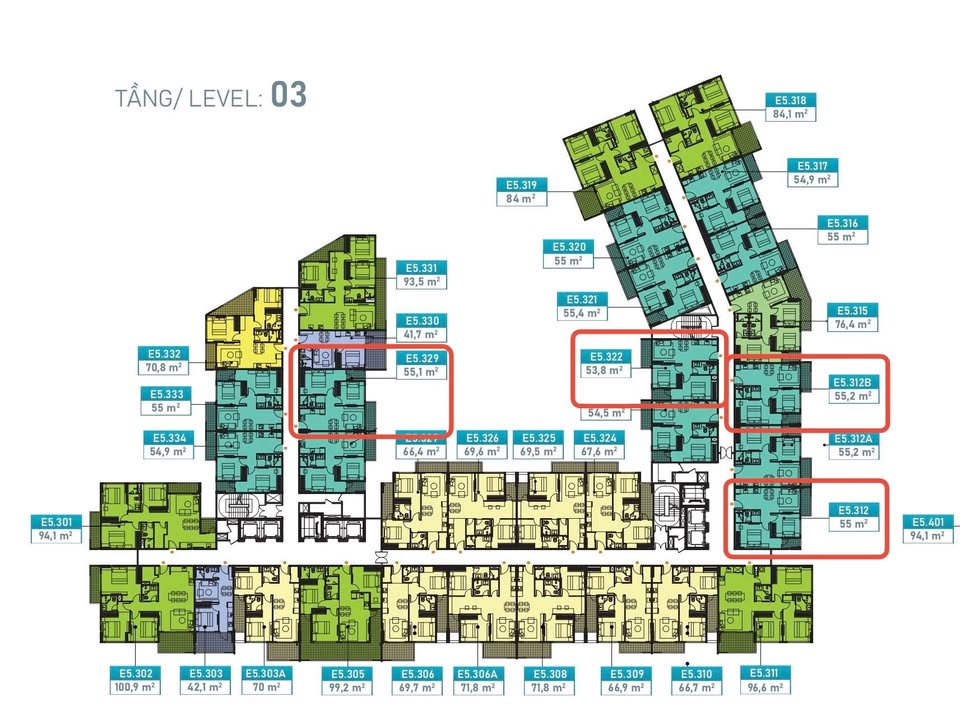 Căn hộ Ecoriverside Hải Dương 53.8m² View đẹp chỉ 2.263 tỷ!