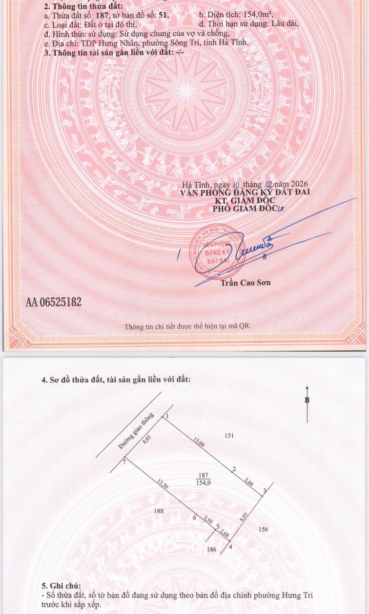 Đất Hưng Trí, Kỳ Anh 152m² Sổ Mới - Giá Đầu Tư Hấp Dẫn