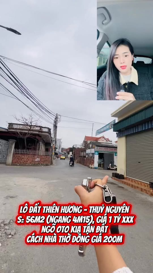Đất Thiên Hương 56m² - Sổ đỏ chính chủ, giá 1 tỷ, bán gấp!