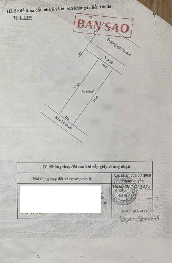Đất nền Hải An 60m² - Sổ đỏ chính chủ, tiềm năng tăng giá!