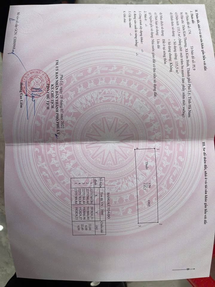 Đất đấu giá Kim Bình, Tam Điệp 135.5m² - Sổ đỏ sẵn sàng