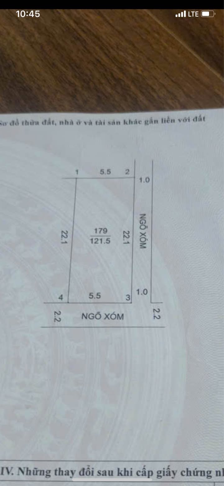 Đất nền Phú Nghĩa, Chương Mỹ 121m² - Đất thổ cư 100%