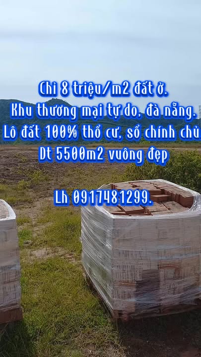 Đất Nền 5500m² Hòa Ninh, Đà Nẵng - Giá 8 Triệu/m² Hướng X2, X3