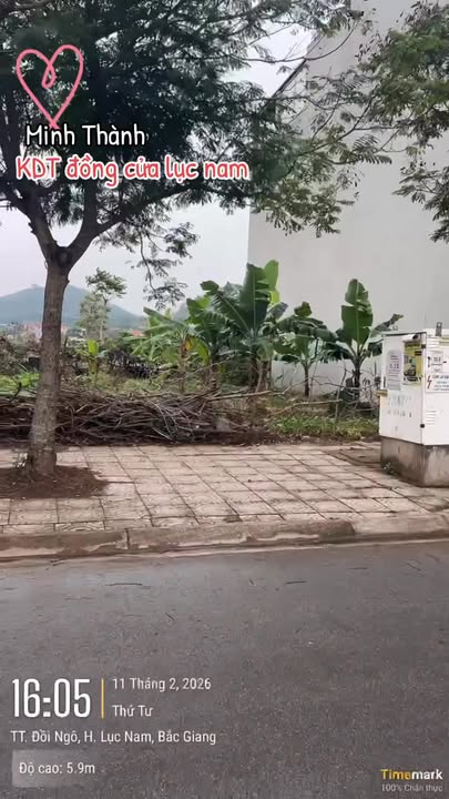 Đất nền KĐT Đồng Cửa Lục Nam 81m² giá 2.7 tỷ - Hạ tầng hoàn thiện!