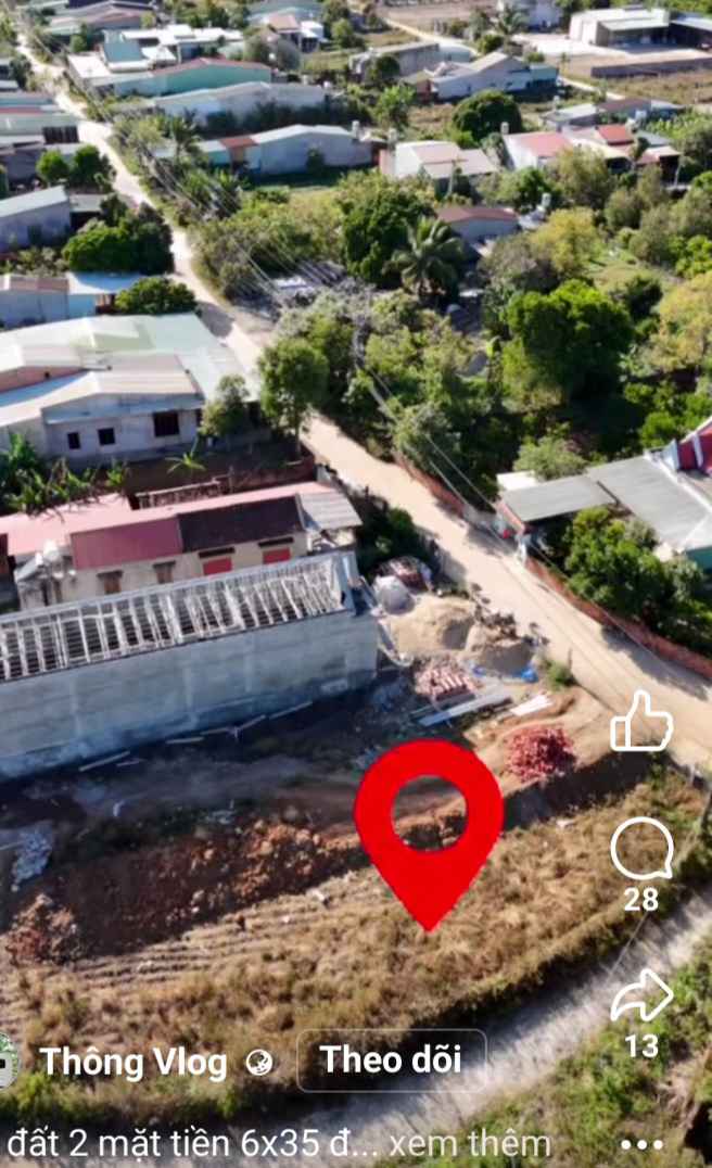 Đất nền Đắk Hà 210m² giá 680 triệu - Sổ đỏ chính chủ, view đẹp!