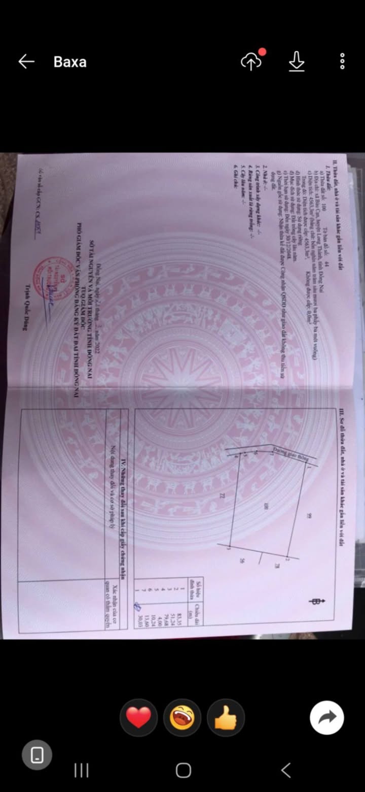 Đất nền Bàu Cạn, Long Thành 4563m² - Giá tốt, bán gấp trước Tết!