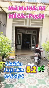 Nhà Mai Hắc Đế Quận 8 110m² - Sẵn sàng ở ngay!