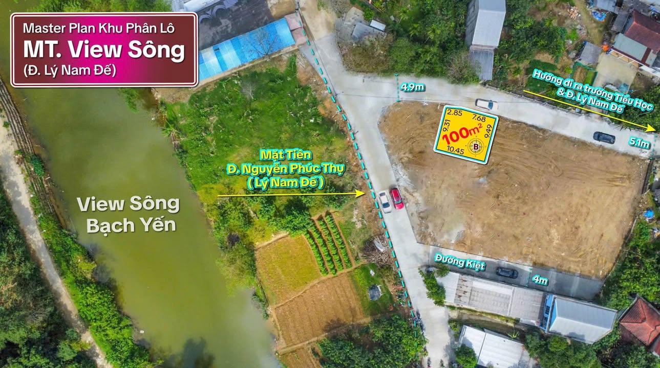 Đất Nền 100m² Phường Hương Long, Huế - Sổ Đỏ Sẵn Sàng Đầu Tư