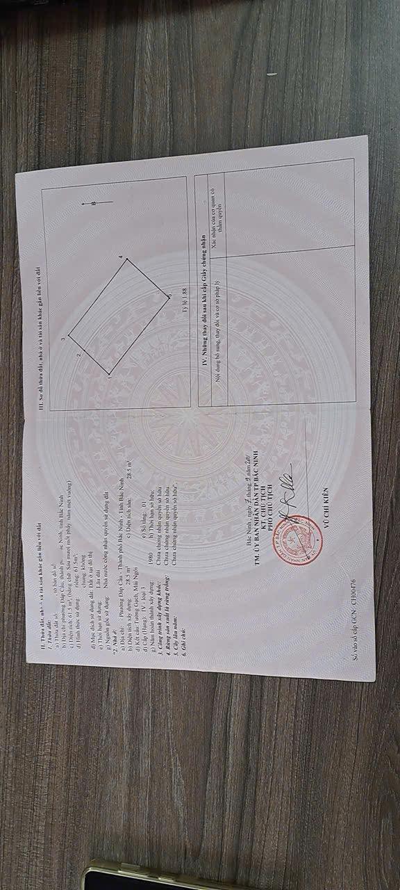 Đất nền Đáp Cầu, TP Bắc Ninh 61m² - Đường to ô tô, tiềm năng tăng giá!