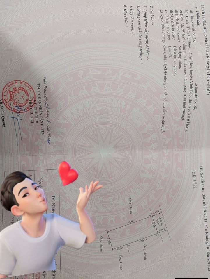 Bán Đất Vĩnh Bảo 96m² - Ngõ Ô Tô, Sổ Đỏ Sẵn Sàng