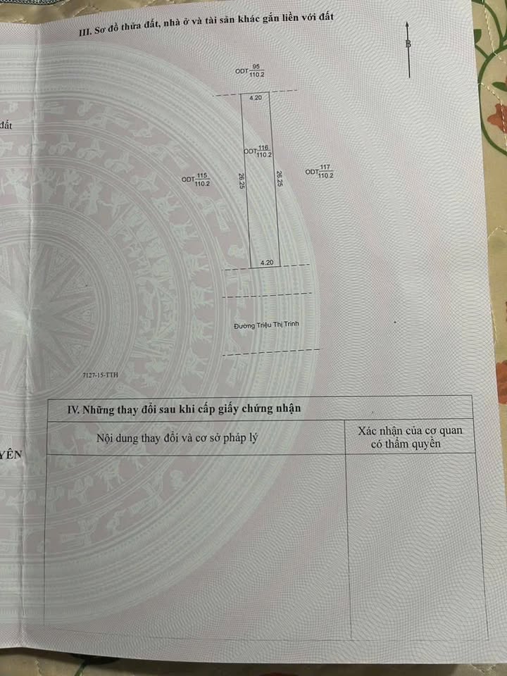 Đất nền Đường Triệu Thị Trinh Long Xuyên 1 tỷ XX - Sổ đỏ chính chủ