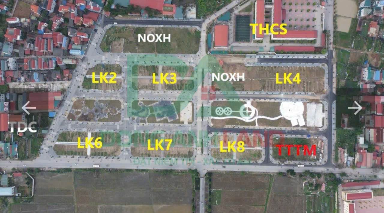 Đất đấu giá Thụy Lâm, Đông Anh 87m² - Sổ đỏ, Hai mặt đường, Kinh doanh tốt