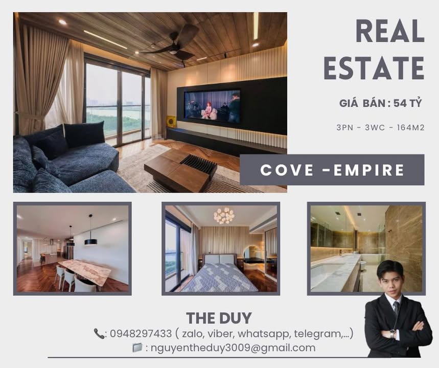 Căn hộ Empire City Thủ Thiêm 164m² 3PN - View sông Sài Gòn tuyệt đẹp!